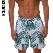 Растительный принт xxxl плюс размер пляжное кототкое быстросохнущее мужское купальники купальник Мужские плавки пляжные шорты купальный костюм 017