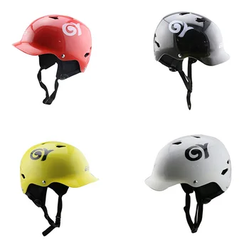 

GY Water Sports Helmet with Soft Waterproof Lining Black/Red/White/Yellow for Kayak Canoe Mtb Speedboat EVA
