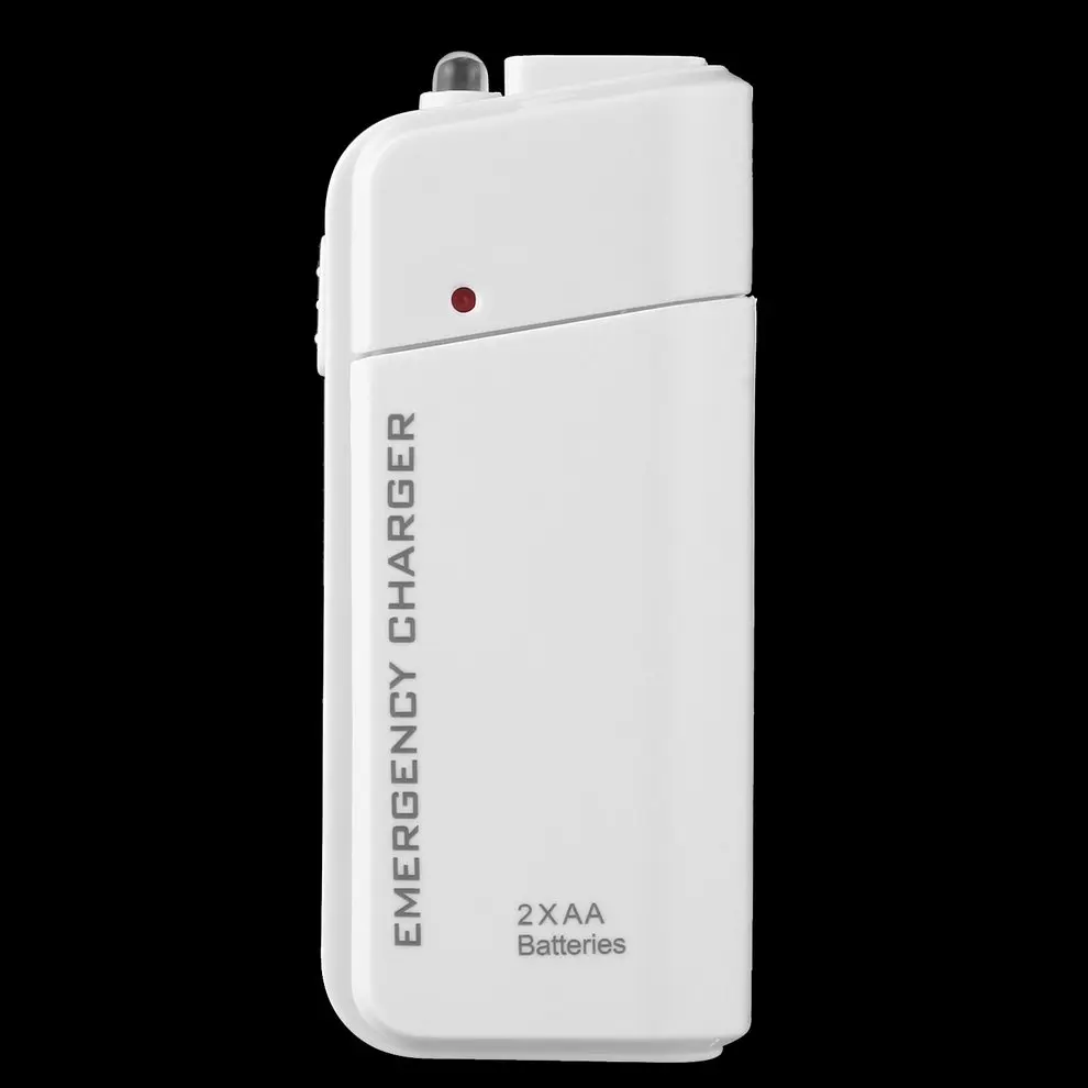 

8 Pcs Portable AA External Battery Emergency USB Charger For MP3 Player for iPod for iPhone White Mobile Phone Chargers