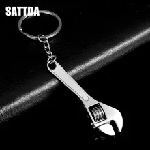 Горячая мини металлический Регулируемый инструмент гаечный ключ брелок кольцо брелок подарок Высокое качество Мода