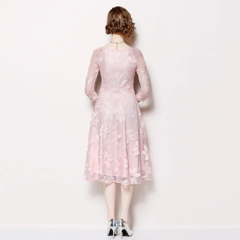 Осень для женщин миди платье vestidos mujer 2018 роковой женские офисные вечерние Roupas