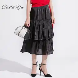 Новое поступление Merry Cecilia богемный 2019 лето новая Корейская версия Ol темперамент женская торт юбки женская летняя юбка