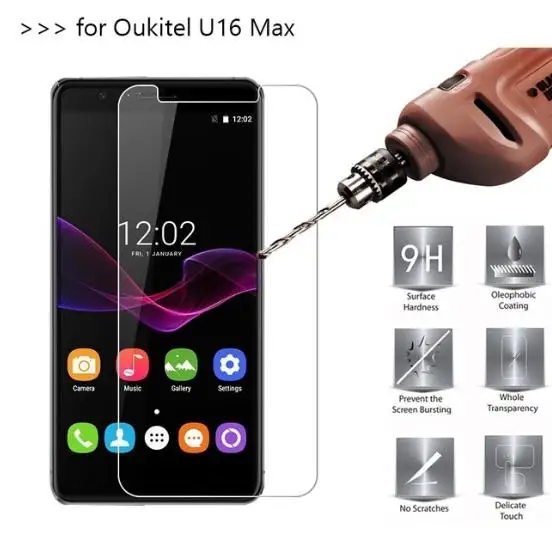 10 шт./лот 2.5D закаленное Стекло для OUKITEL U16 Max Экран Защитная пленка 9 H защитный |