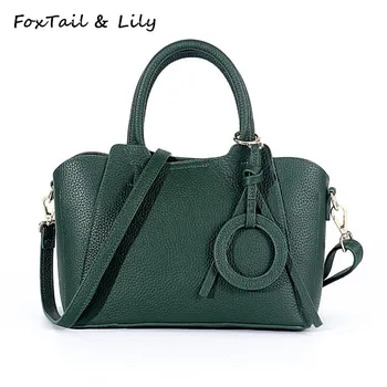 

FoxTail & Lily Ladies Real Soft Leather Handbags Designer Brand Luxury Genuine Cow Leather Shoulder Messenger Bags High Quality