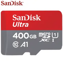 100% Оригинальные Карты памяти SanDisk 400 ГБ SDXC ультра TF карты Class 10 A1 до 98 м/с Microsd UHS-I Micro SD карты