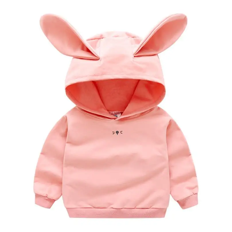 Newborn Infant Baby Girl Hooded Casual Jacket New Coat Hoodies For Boy Girls With rabbit Ear Fall Spring Clothes Sport Wear