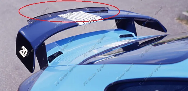 FRP волокно стекло/углеродное TA GT уличный стиль клапан Gurney подходит для 2001-2005 Porsche