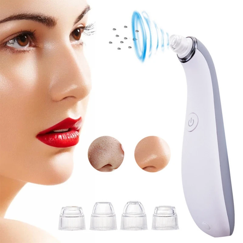 Limpador de Poros Neus Zwart Local Elektrische Gezichtsreiniging Acne Schoon Reiniging Gezicht Instrumento Facial 8 Limpador de poros neus zwart local elektrische