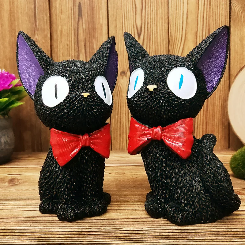 Чёрная камедь Ghibli Миядзаки Kiki аниме кошка Alcancia керамический Горшочек &quotОдежда