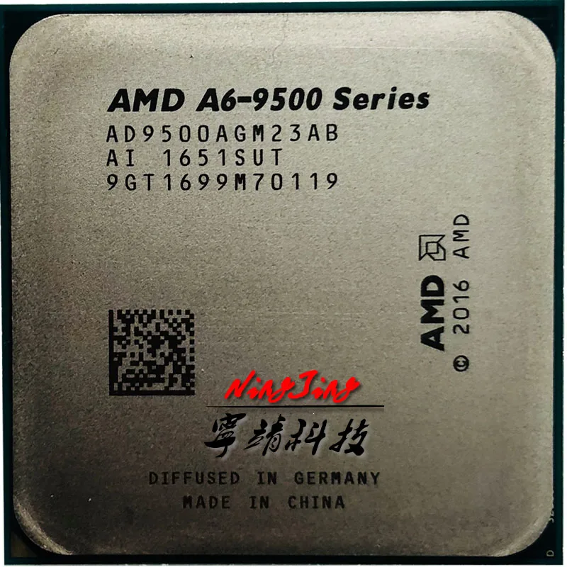 

AMD A6-Series A6-9500 A6 9500 A6 9500B 3.5 GHz Dual-Core CPU Processor AD9500AGM23AB/ AD950BAGM23AB Socket AM4