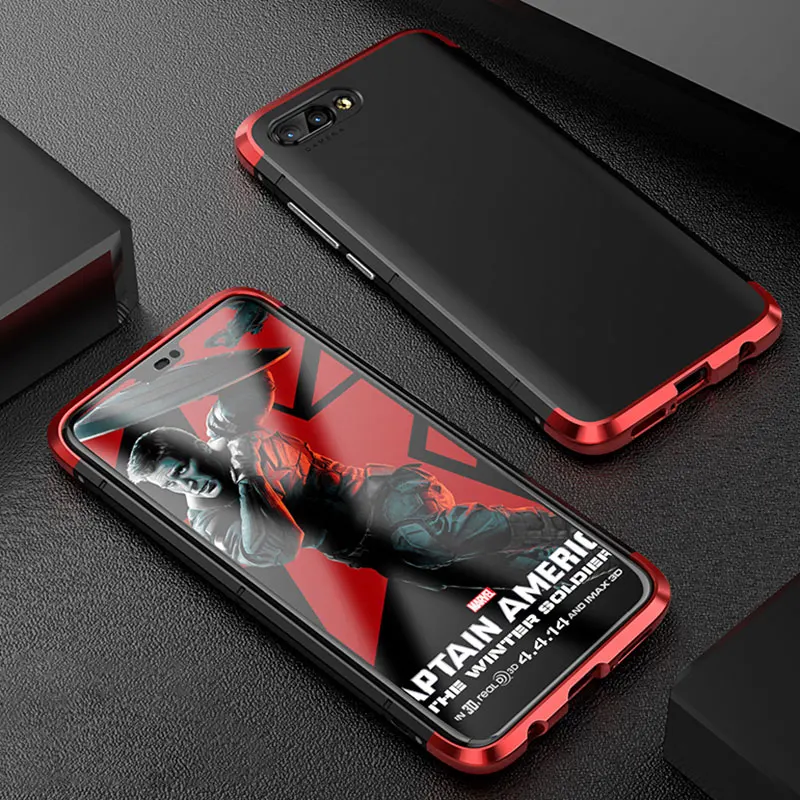

For Huawei Honor 10 Case Cover Matte Luxury Anti-knock Hard PC Aluminum Phone Plastic for Honor 10 Armor Case Metal Original