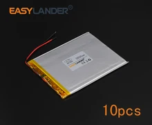 10pcs/Lot 3.7V 3500mAh Polymer Li-ion Battery For Tablet PC Power Bank PDA Portable DVD Consumer electronics safety lamp 427093