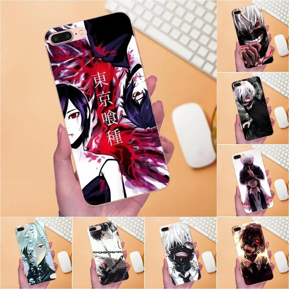 Японский Аниме Tokyo Ghoul Kaneki Ken для Huawei P7 Honor 4C 5A 5C 5X 6 6C 6A 6X 7 7X 8 9 V8 V10 Y3II Y6II G8 Play