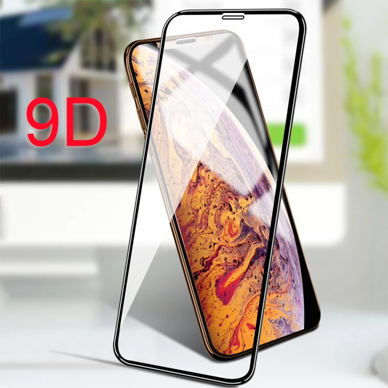 Закаленное стекло для iPhone 12 11 Pro XS Max Защита экрана X на XR SE 2020 защитное