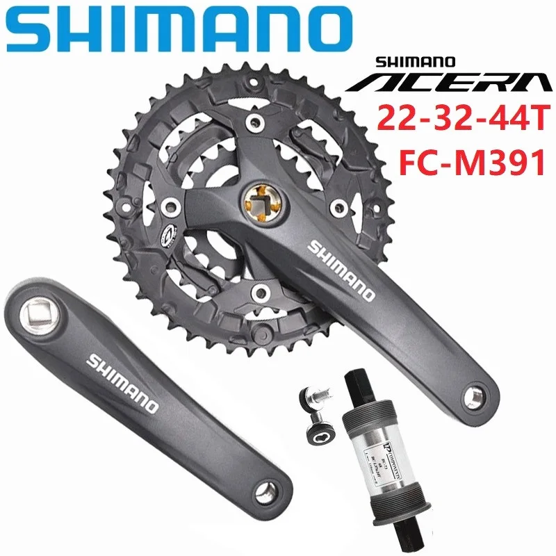 

SHIMANO ACERA 9/27 Speed FC-M391 Crankset 22-32-44T 170mm Crank Set MTB Mountain Bike Sprocket Wheel & Bottom Bracket