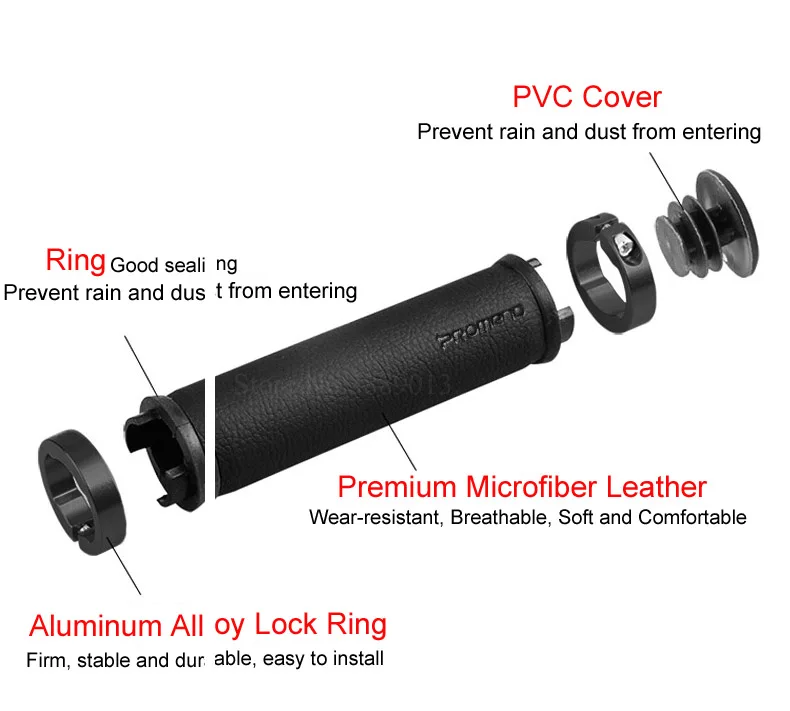 PROMEND, кожаный велосипедный замок, рукав для горного велосипеда, руль, ручки, заглушка, Mtb, аксессуары, части, для шоссейного велосипеда, ручка, накладка