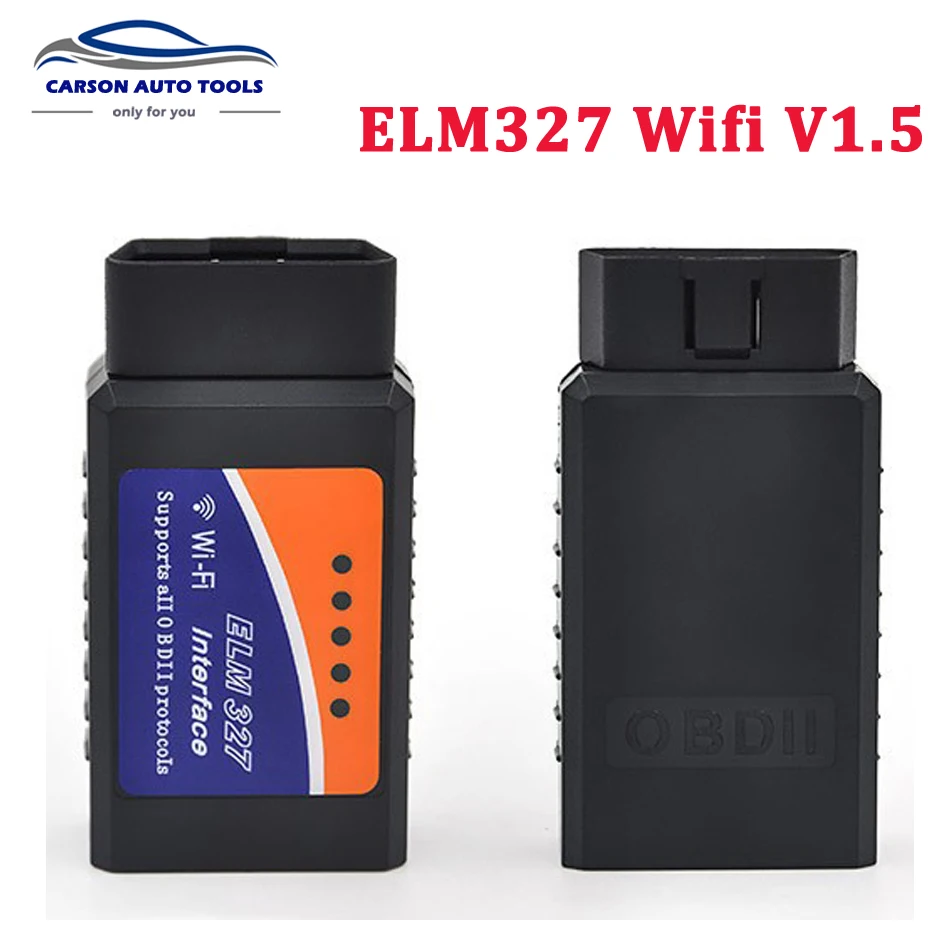 

2016 High Quality ELM327 Wifi Scanner Auto OBD2 Diagnostic Tool ELM 327 WIFI OBDII Scanner V 1.5 Wireless For Both Android / IOS