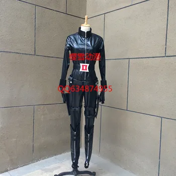 

The Avengers Natasha Romanoff black widow Cosplay costume Jumpsuits & Rompers with boot sleeves with gloves