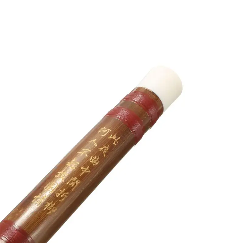 61 см Традиционный китайский музыкальный инструмент ручной работы бамбуковая флейта в D ключ с красной сумкой деревянные духовые Музыкальные инструменты