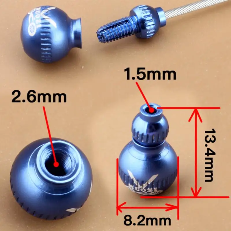 Красочные Алюминиевые сплавы велосипед тормоза переключения внутренний кабель наконечники провода конец колпачок щипцы Аксессуары для велосипеда