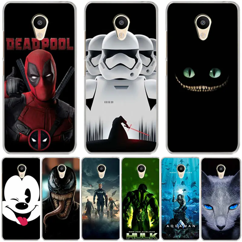 

Luxury Marvel Deadpool Mickey For Meizu M3S M5 M5S M5C M6 M3 M5 M6 Note U10 U20 Cover Case Silicone Coque Capinha Etui