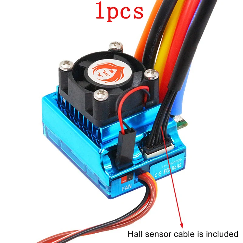 

1pc 1/10 RC Cars Upgraded Accessories 2-3S 120A Sensor Brushless ESC Dual-way Electronic Speed Controller for 1/10 RC Buggy Cars