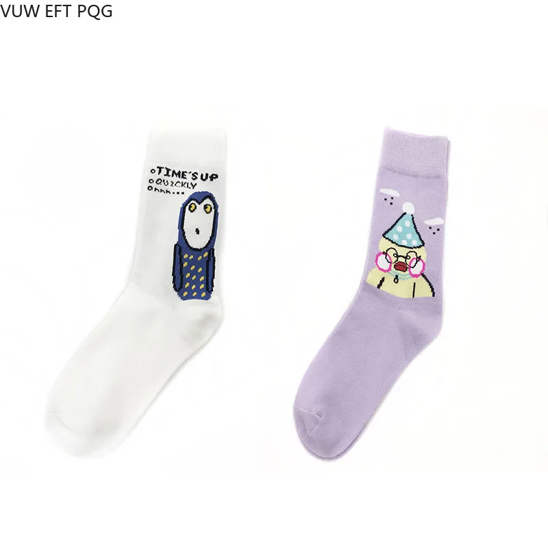 

womens socks Harajuku in the tube cotton socks cartoon cute seasons socks sweet Japan and South Korea