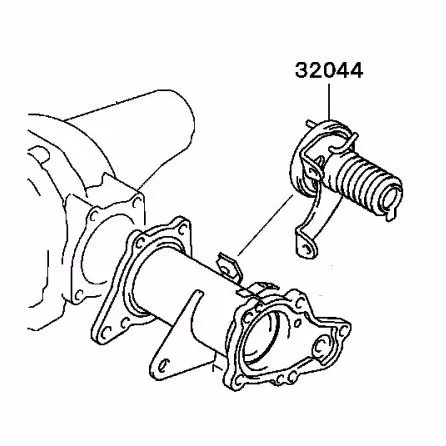 Муфта свободного хода привод для Pajero pinin MONTERO IO 4G93 4G94 H65 H76 OEM MR399264