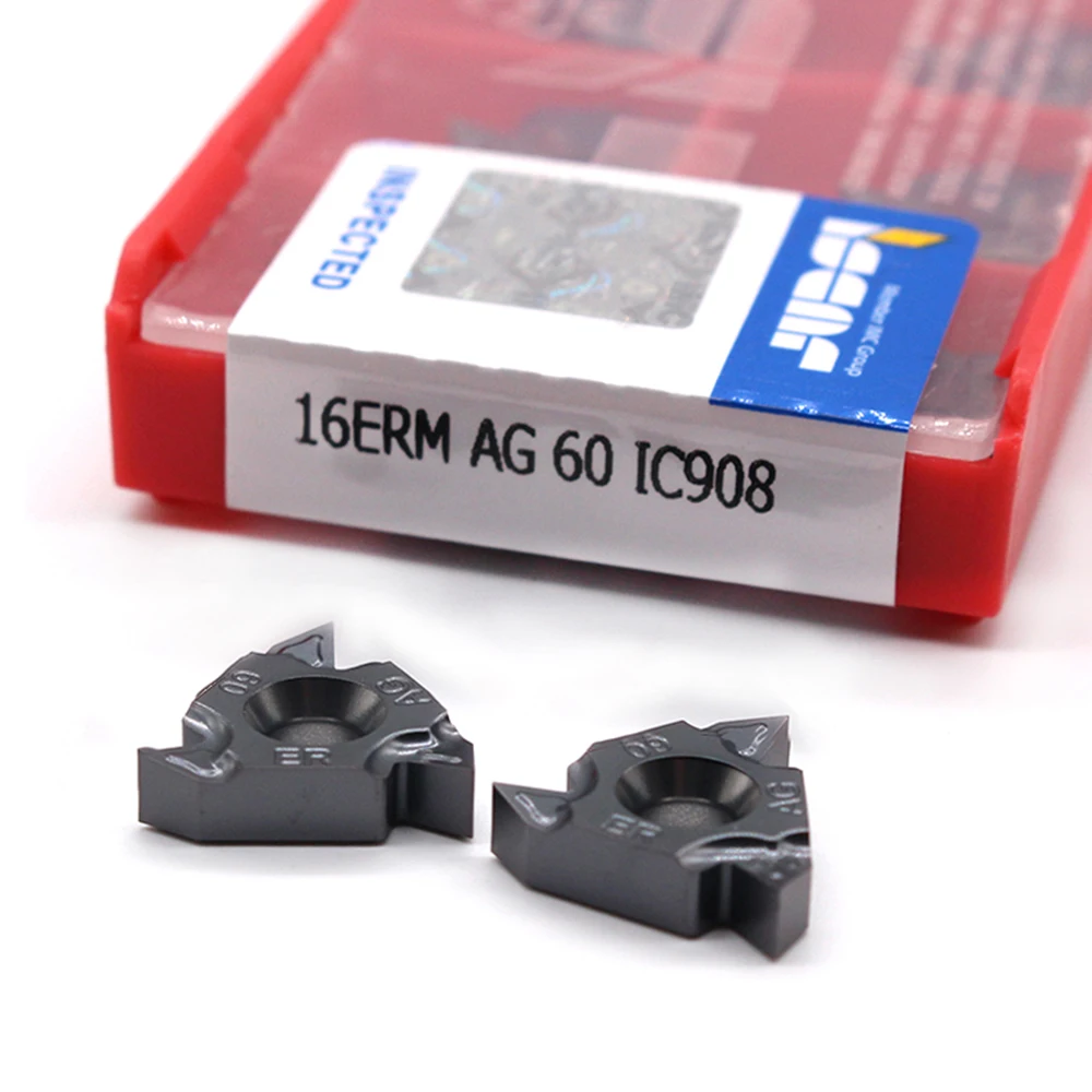 ISCAR 16ER AG60 11IR A60 16IR AG60 A60 G60 22IR 22ER N60 60 угол Резьбонарезной инструмент Вольфрам карбидная вставка с ЧПУ токарный инструмент