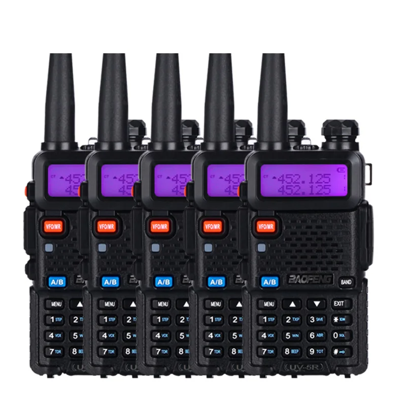 BaoFeng UV-5R рация двухсторонняя радио обновленная версия baofeng uv5r 128CH 5 Вт VHF UHF 136-174 МГц и 400-520 МГц