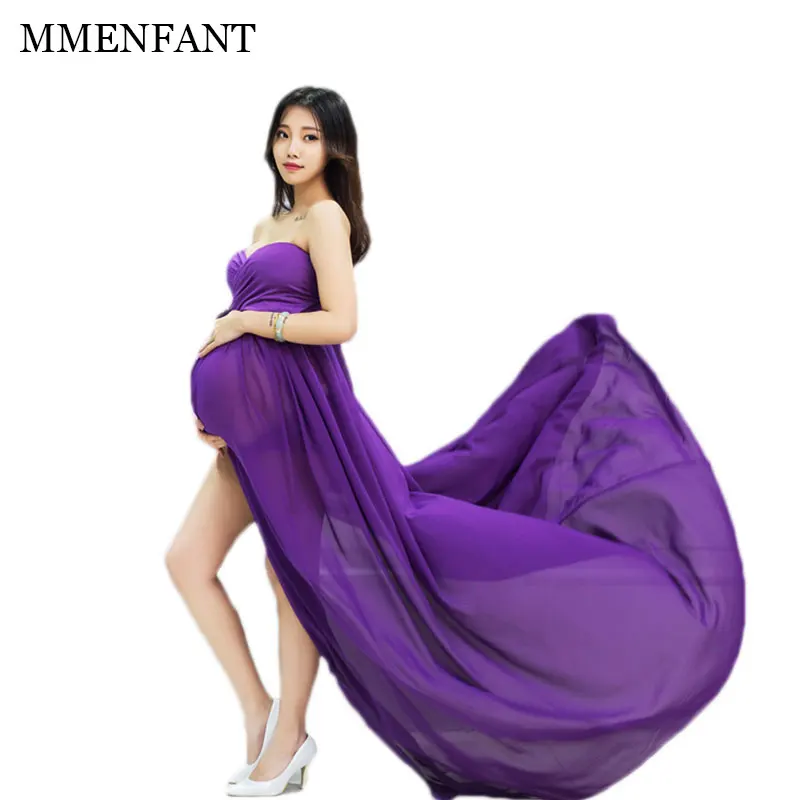 

New 2017 summer dress Women Maternity Photography Props Elegant Pregnancy Clothes Maternity Dresses