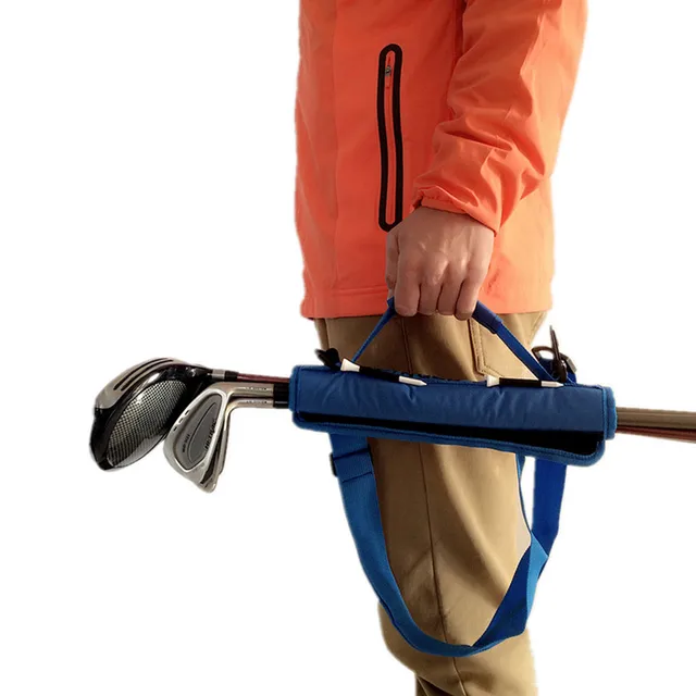 Golf Club Bag Carrier Driving Range Travel Gfit Color Black Blue Pink