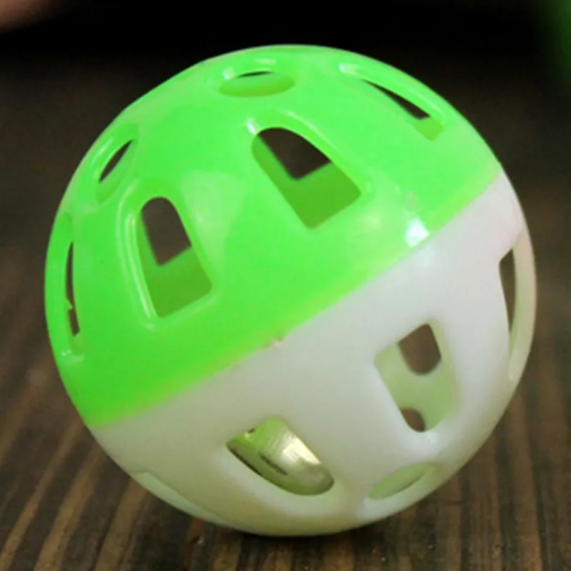 Hot-Selling-Tinkle-Bell-Ball-Pet-Toy-Plastic-Dog-Cat-Playing-Ball-Pet-Products-Random-Color