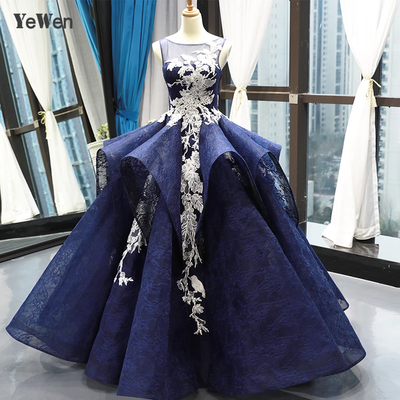 blue gorgeous dresses