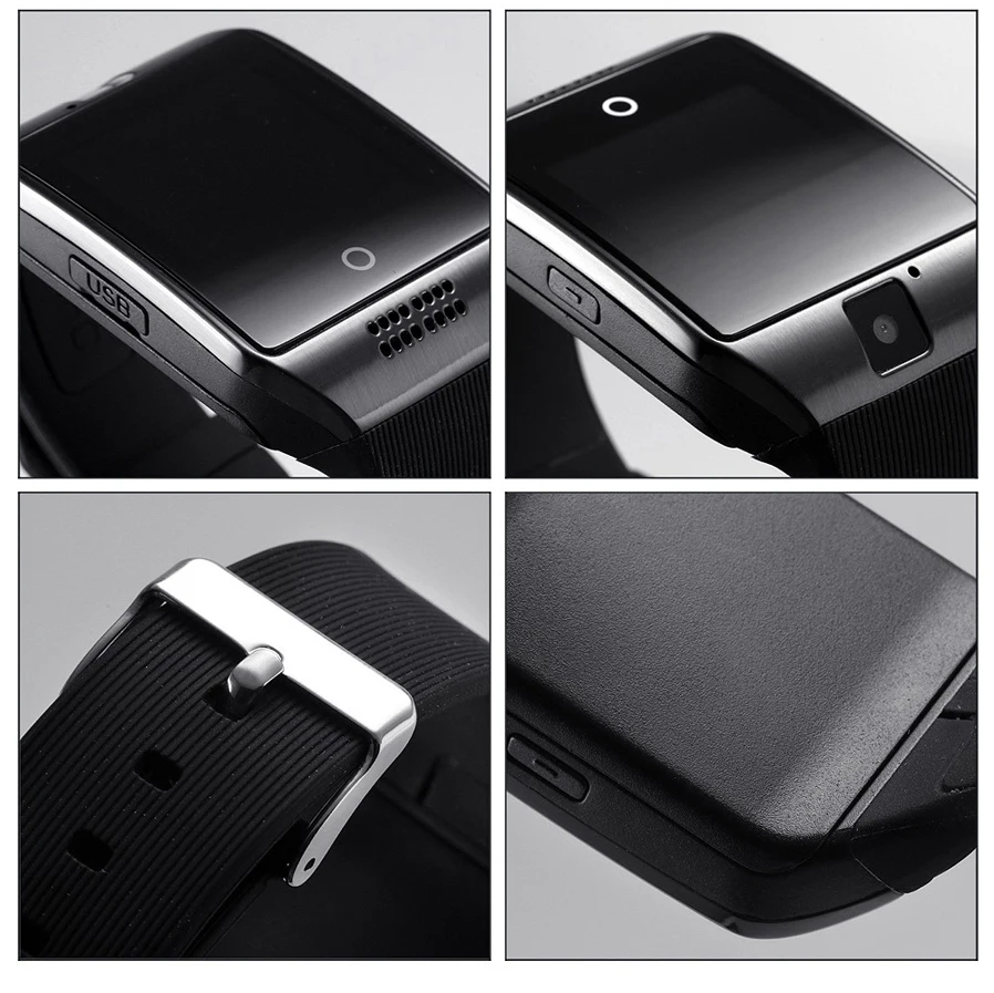 Bluetooth Q18 Смарт Браслет часы Спорт Шагомер Фитнес трекер Smartwatch sim карты для Android IOS