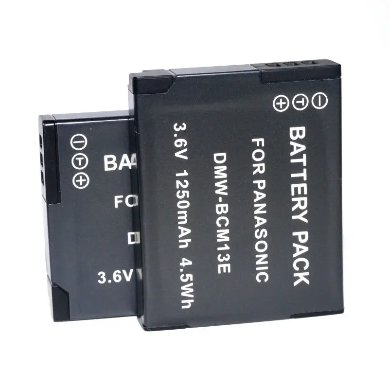 

2pcs DMW-BCM13E battery For Panasonic DMC-FT5 DMC-LZ40 DMC-TS5 DMC-TS6 DMC-TZ37 DMC-TZ40 DMC-TZ41 DMC-TZ55 DMC-TZ56 Camera