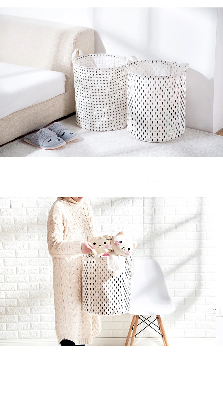 Free shipping Laundry Basket Storage 4035cm Large Basket For Toy Washing Basket Dirty Clothes Sundries Storage Baskets Box (4)