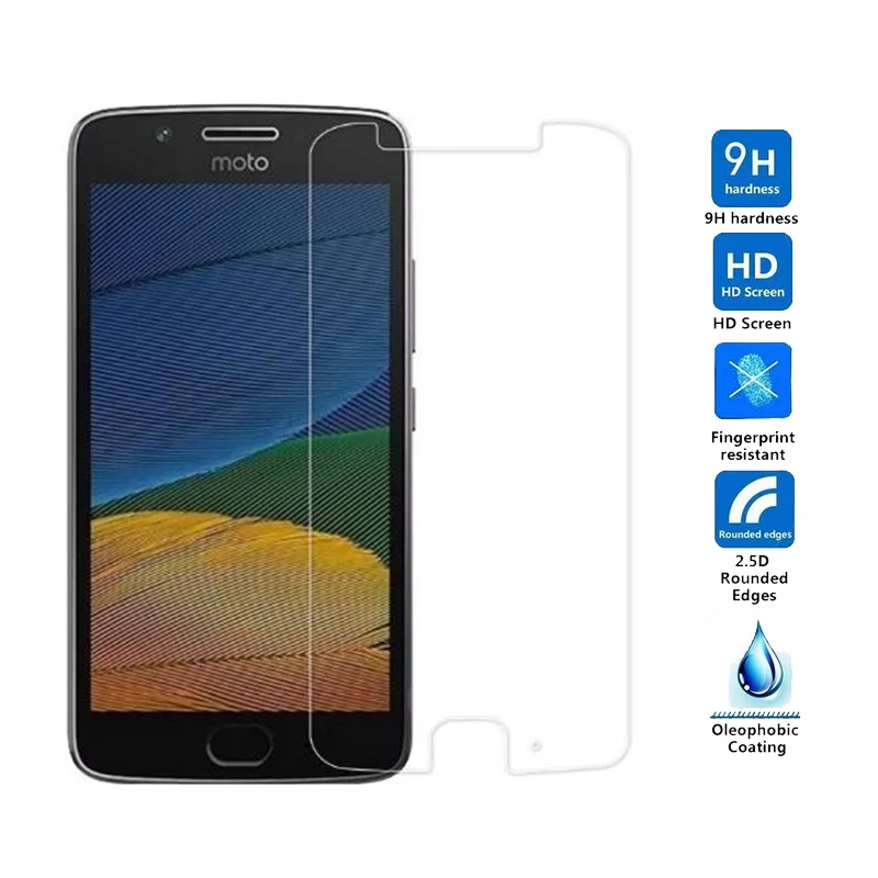 2 шт. закаленное стекло для Motorola Moto G5 Plus Защитная пленка экрана G5s G5Plus переносная