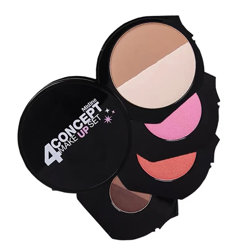 

Mistine 4 Concept Make Up SET Highlighter Shadow Blusher Eyebrow Power 4in1 Made in Thailand 11g