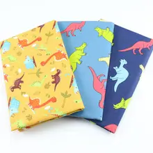 160 см* 50 см обувь из хлопка, с мультяшками цвет динозавр младенец комплект кровати «сделай сам» одежда платье Лоскутная Ткань Дети тряпка для домашней работы