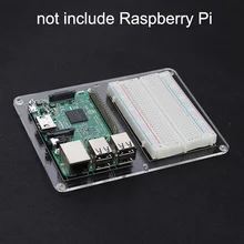 Raspberry Pi 3 B+ 400 точечная макетная плата+ акриловый монтаж на плате пластина прототип экспериментальная пластина для Raspberry Pi 3/2