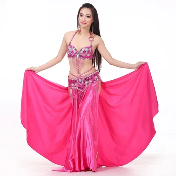 

Hot Sale Belly Dance Skirt Women Belly Dance Clothes Skirt Girls Belly Dance Performance Skirt Lady Dance Skirt Sets with Bra