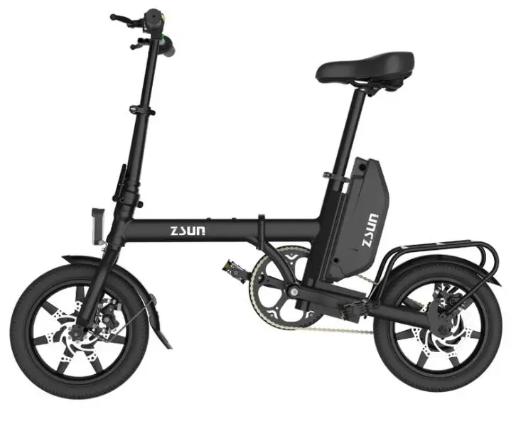 Cheap 2018 mini  Folding Electric Bike 10-inch 21 speed 48V Lithium Battery 240W Electric Scooter 1