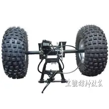 DIY четыре колеса GO KART картинг детская коляска ATV UTV переносный диск тормозной насос тормозной суппорт звездочки задний мост с 7 дюймов колеса шины