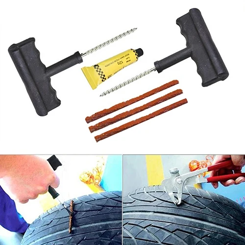 New Arrival Motorcycle/Car Tubeless Tyre Puncture Repair Kit Tool Tire