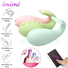 Bluetooth Wireless App Remote Control Vagina Stimulator Monster Pub USB Charge Vibrating Eggs Sex Toy G Spot Vibrator for Woman