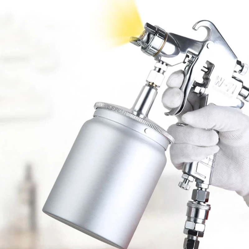 Pneumatic spray gun upper and lower pot spray gun paint spray gun high atomizing effect