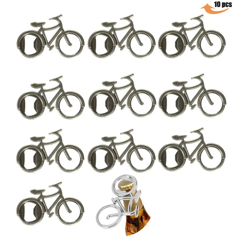 Beer Bottle Opener Cute Bicycle Shaped Openers Vintage Color Silver Bronze Bear Openers For Wedding & Party Favors Bar Tools (1)