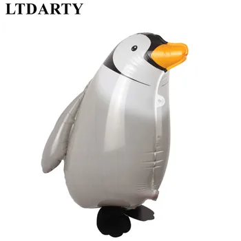 

10pcs/lot 52*43cm Foil Cartoon Balloon Toy Gifts Balloon Walking Penguin Inflatable Air Balloons For Kids Birthday party decora