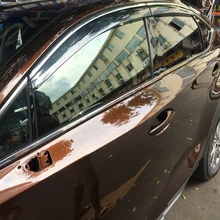 Para Lexus NX NX200 NX200T NX300H 2015 2016 2017 Plástico ABS Toldos Da Janela Viseira Ventilação Sol Guarda Chuva Escudo Delflector cobre